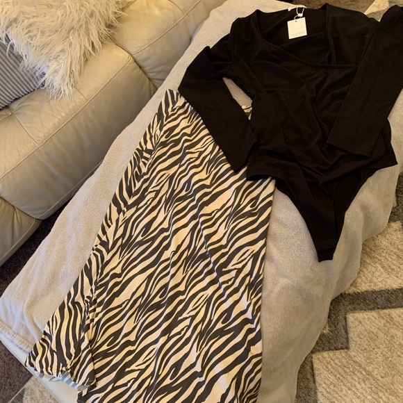 Midi skirt and bodysuit brand new - Picture 1 of 4